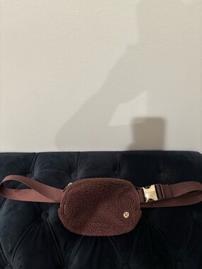lululemon athletica Brown Sherpa Belt Bag